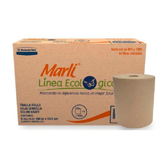 Toalla para manos en rollo Marli® Ecologica 92244