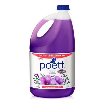 Poett® Limpiador Multiusos Frescura de Lavanda 4L