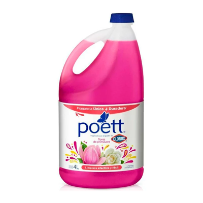 Poett® Limpiador Multiusos Flores de Primavera 4L