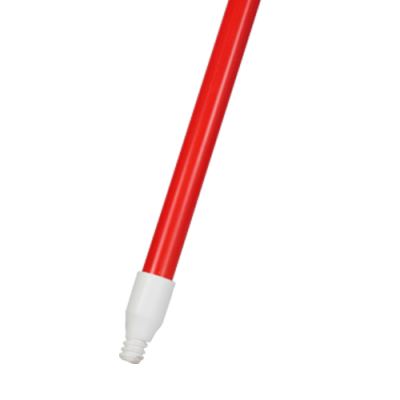 Bastón fibra de vidrio rojo 1904-FR con punta plastificada