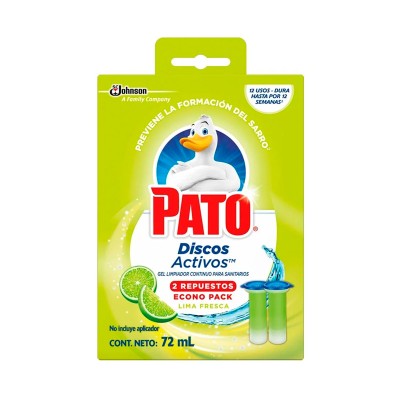 Pato® Discos Activos Repuesto Fresca Lima 72 gr.