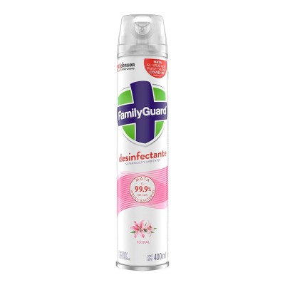 FamilyGuard® Aerosol Desinfectante Floral 400 ml.