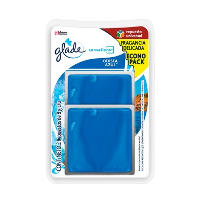 Glade® Sensations Repuesto 2 pack Odisea Azul™