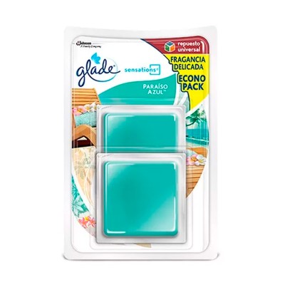 Glade® Sensations Repuesto 2 pack Paraíso Azul™