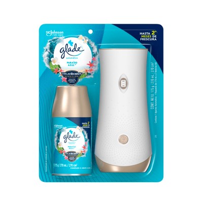 Glade® Automático Aerosol 3 en 1 Paraíso Azul Aparato