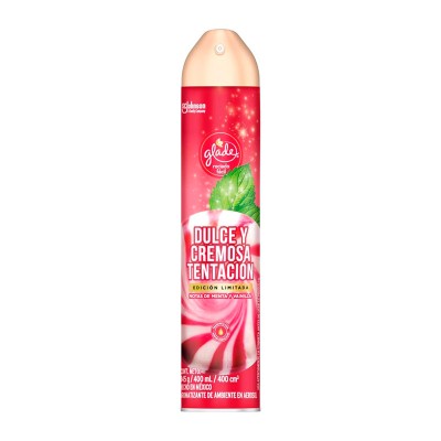 Glade® Aromatizante Aerosol Dulce y Cremosa Tentación, 400ml