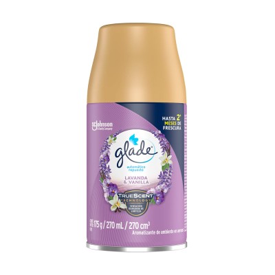 Glade® Automático Aerosol 3 en 1 Repuesto Lavanda y Vainilla