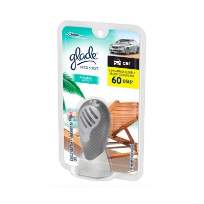 Glade® Auto Sport Repuesto Paraíso Azul