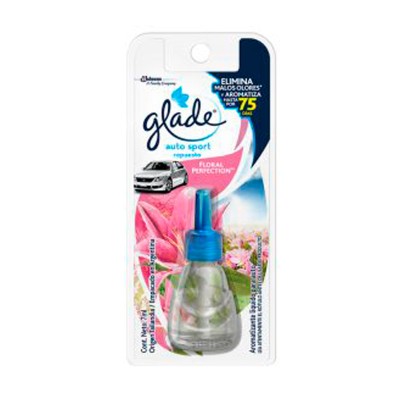 Glade® Auto Sport Repuesto Floral Perfection