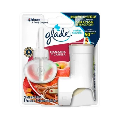 Glade® Aceites Naturales Aparato + Repuesto Manzana y Canela