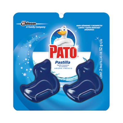 Pato Pastilla azul Aroma Fresco 2 Pack 104 gr.