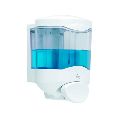 Dispensador de jabón CRYSTAL 450 ml con pulsador 844098