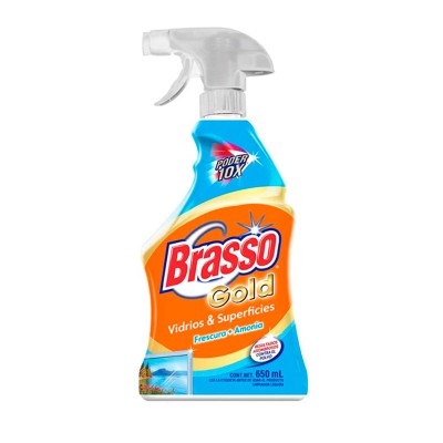 Brasso Vidrios y Superficies Frescura + Amonia 650 ml