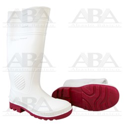 Bota industrial blanca/roja Nº29