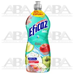 Detergente líquido lavatrastes Manzana Energizante 750 ml Eficaz®