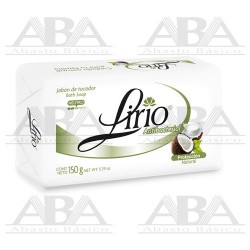 Lirio® Jabón Antibacterial de Coco 150 g