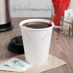 Vaso de papel para bebidas calientes con asa 378HW 8oz/237 ml Solo®