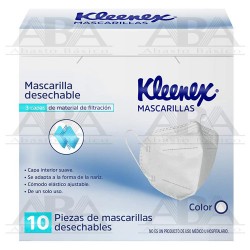 Mascarilla con triple capa protectora Kleenex