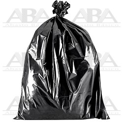 Bolsa negra para basura de baja densidad reciclada y ecológica