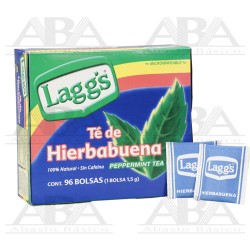 Té de hierbabuena Laggs. Exhibidor c/96 sobres