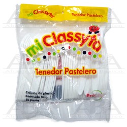 Tenedor pastelero desechable Miclassyta