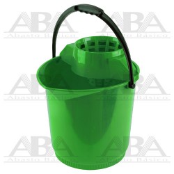 Cubo redondo especial c/escurridor verde 460516-03 Cisne