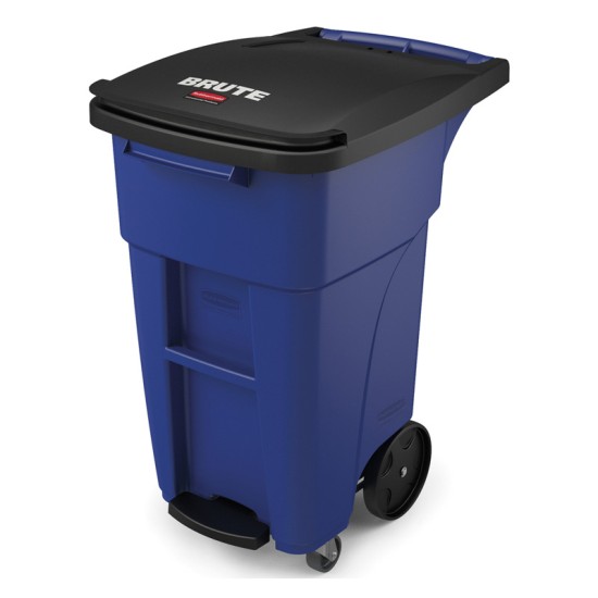 Contenedor BRUTE® Step-On Rollout con tapa 121L 1971952 BLUE