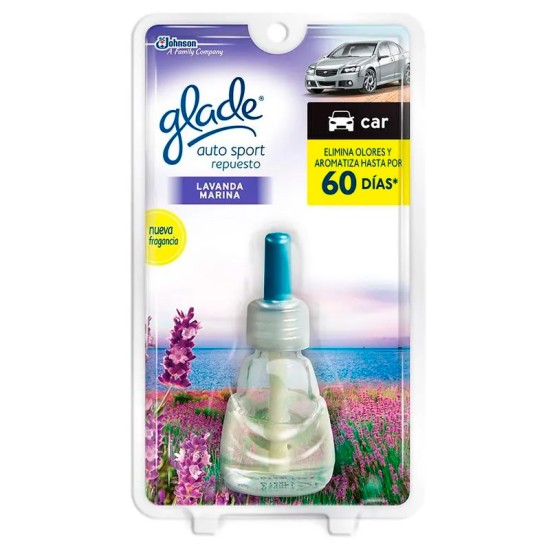 Glade® Auto Sport Repuesto Lavanda Marina